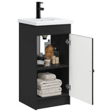Bathroom Vanity with Sink Black 42 x 40 x 84.5 cm 890055