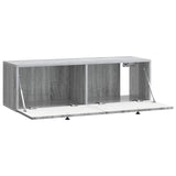 Wall-Mounted TV Cabinet Grey Sonoma 98 x 31 x 30 cm 898051