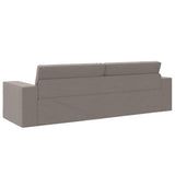 Sofa Bed Taupe 245 x 78 x 77 cm Fabric 4106720