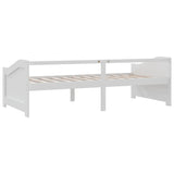 ZNTS 3-Seater Day Bed without Mattress White 90x200cm 322165