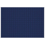 Weighted Blanket Blue 140x200 cm Single 6 kg Fabric 3154797