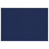 Weighted Blanket Blue 140x200 cm Single 6 kg Fabric 3154797