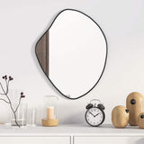 Wall Mirror Black 50x40 cm 348252