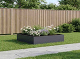 Garden Planter Anthracite 100 x 100 x 30 cm Cold-rolled Steel 8005082