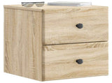 Wall-Mounted Bedside Cabinet Sonoma Oak 34.5 x 33 x 40 cm 899149