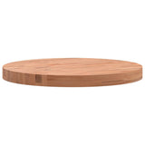 Table Top 50x4 cm Round Solid Wood Beech 355943
