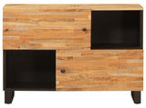 Side Cabinet Brown 80 x 33 x 75 cm Solid Mango Wood 4018323