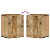 Bathroom Wall Cabinet 38x33x48 cm Solid Wood Mango 356911