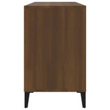 Shoe Cabinet Brown Oak 102x36x60 cm Engineered Wood 819755