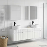 Bathroom Cabinet Set 5 pcs White Engineered Wood 3406607