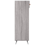 Shoe Cabinet Grey Sonoma 30x35x105 cm Engineered Wood 829650