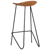 Bar Stools 2 pcs Solid Acacia Wood 247934