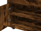 Bar Cart Smoked Oak 60x39.5x89 cm Engineered Wood 848273