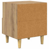 Bedside Cabinet with Drawer 2 pcs Artisan Oak 40 x 35 x 47 cm 880586