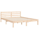 Bed Frame without Mattress 140x200 cm Solid Wood 3195286