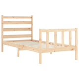 Bed Frame without Mattress 90x200 cm Solid Wood Pine 3192021