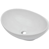 Ceramic Basin 40x33 cm Oval White 275396