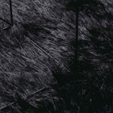 Shaggy Rug High Pile NAVARRA Black 240x240 cm Polyester 4102926