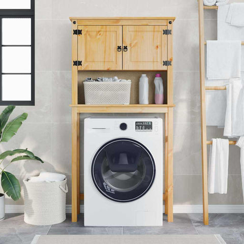 Bathroom Washing Machine Cabinet Corona Solid Wood Pine 4013408