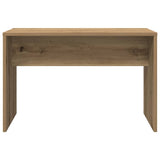 Dressing Table Set with LED Artisan Oak Engineered Wood 3329184