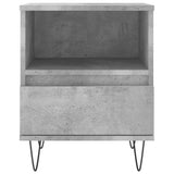 ZNTS Bedside Cabinets 2 pcs Concrete Grey 40x35x50 cm Engineered Wood 830629