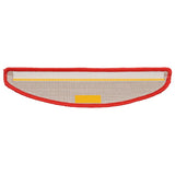 Stair Mats 30 pcs 56x17x3 cm Red Half Round 3365806