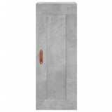 Highboard Concrete Grey 34.5x34x180 cm Engineered Wood 3200237
