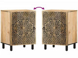 Side Cabinet 40x33x75 cm Solid Wood Mango 358236