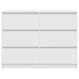 Sideboard White 100x35x76 cm Engineered Wood 3328498