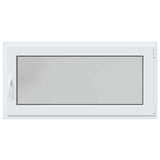 Basement Window RISOR 120 x 60 cm PVC and Glass White 42047261