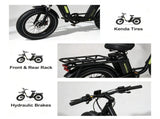 UK Warehouse In Stock, Koolux X7 Fat Tire EBike, 750W Peak Motor, Kenda Tires, Hydraulic Brakes, 34869347