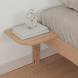 Bed Frame with Side Tables Natural 90 x 220 cm Solid Pine Wood 873241