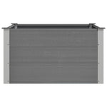 Garden Raised Bed WPC 100x100x54 cm Grey 43605