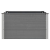 Garden Raised Bed WPC 100x100x54 cm Grey 43605