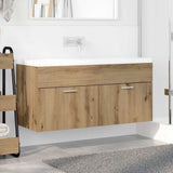 Sink cabinet with Storage with Door Artisan Oak Engineered Wood 880442