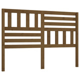 Bed Headboard Honey brown Solid Pine Wood 166 x 4 x 100 cm 814157
