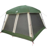 Family Tent Cabin 6-Person Green Waterproof 4009566