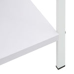 4-Layer Book Shelf White 60x27.6x124.5 cm Engineered Wood 288224