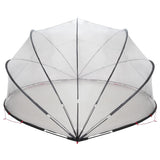 Pool Dome Folding Manual Transparent 500 x 500 x 236 cm PVC 42001124