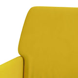 Armchair Yellow 62x79x79 cm Velvet 351378