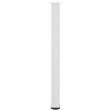 Bar Table Legs 4 pcs White 100-102 cm Steel 4012477