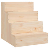 Pet Stair 40x49x47 cm Solid Wood Pine 822466
