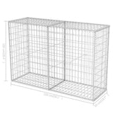 Gabion Basket Galvanised Steel 150x50x100 cm 142551