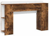 Headboard Cabinet with Storage Smoked Oak Engineered Wood 8001188