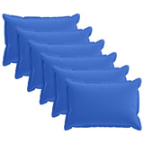 Cushion with Pillow HOUTEN 6 pcs Royal Blue Polyester 933361