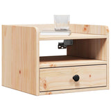Bedside Table 2 pcs Brown 38 x 36 x 29.5 cm Solid pine wood 873512