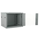 Network Cabinet with Storage Grey 60 x 60 x 50 cm Steel 42017639