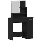 Dressing Table Black Oak 86.5 x 35 x 136 cm Engineered Wood 862783