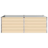 Raised Garden Bed Ivory 160 x 80 x 55 cm cold-rolled steel 8006403