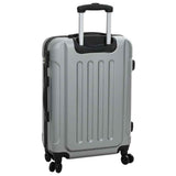 Suitcase with Lock 3 pcs Silver 50 x 31 x 78 cm ABS Plastic 42006237